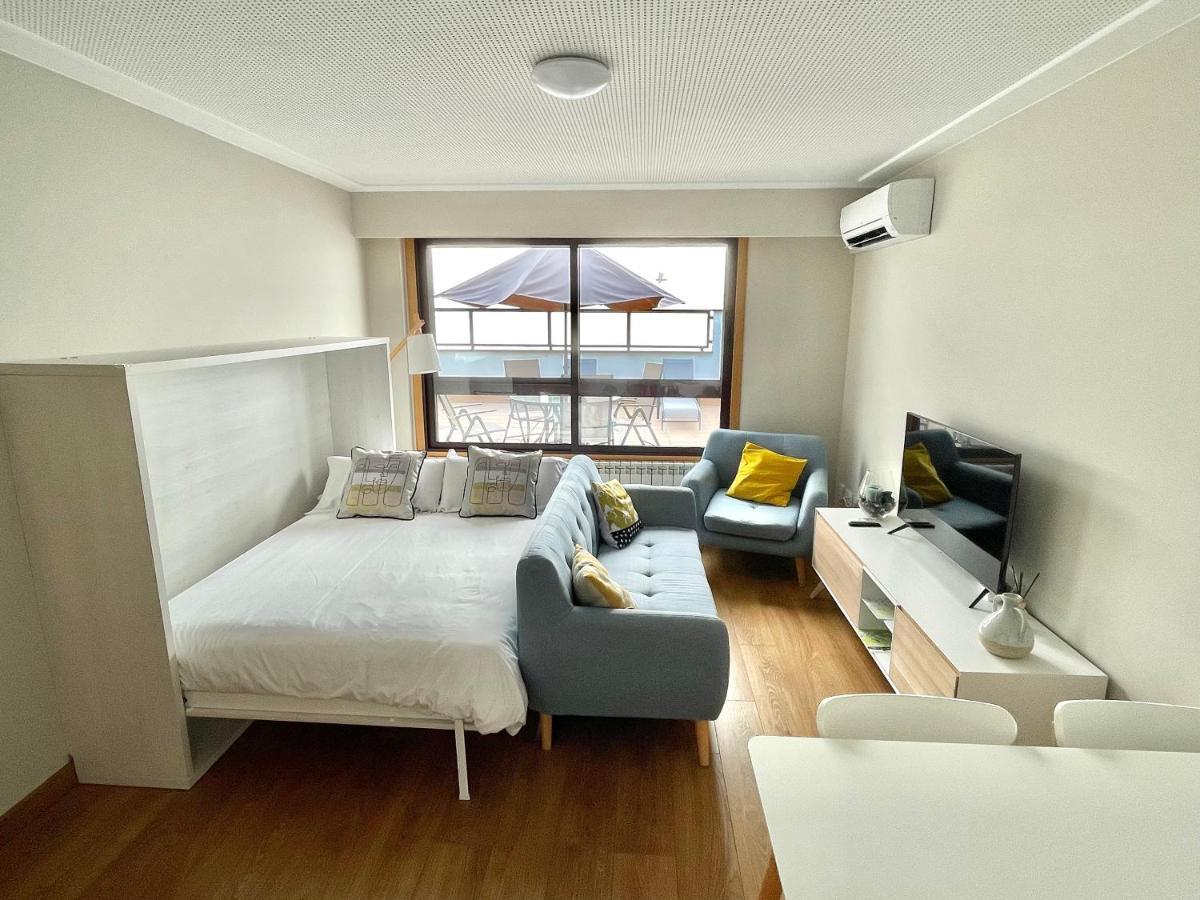 Estudio Centrico 1 Con Terraza Y Parking Privado Оуренсе Екстериор снимка