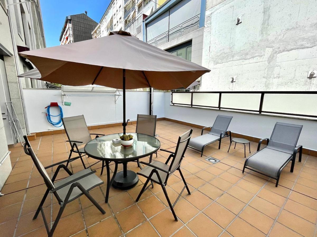 Estudio Centrico 1 Con Terraza Y Parking Privado Оуренсе Екстериор снимка