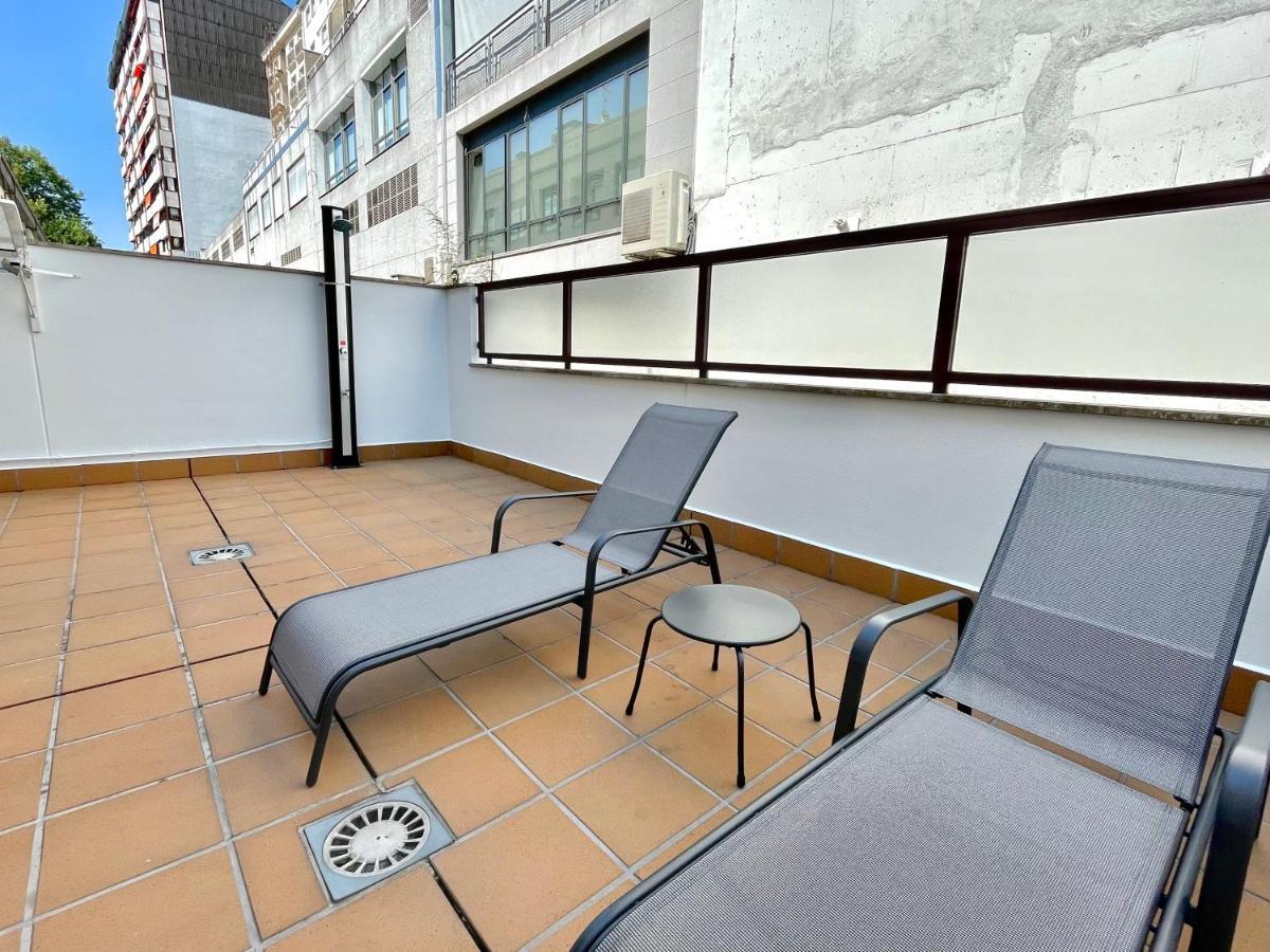 Estudio Centrico 1 Con Terraza Y Parking Privado Оуренсе Екстериор снимка