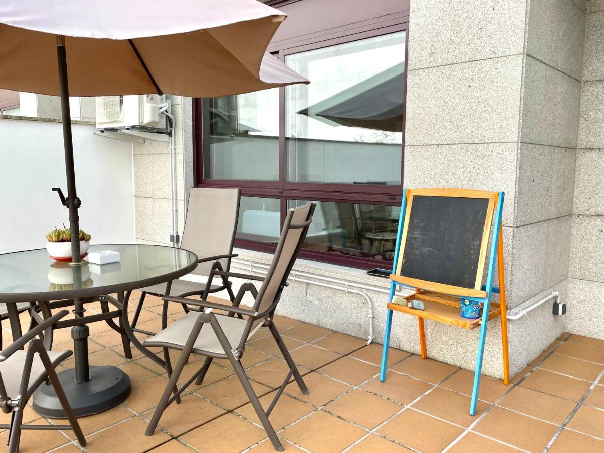 Estudio Centrico 1 Con Terraza Y Parking Privado Оуренсе Екстериор снимка